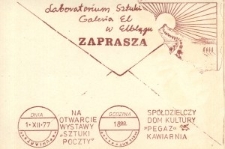 Sztuka Poczty – zaproszenie na wystawę