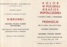 Polska tkanina artystyczna, grafika i malarstwo – zaproszenie na wystawy