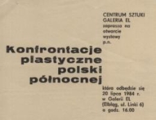 Konfrontacje plastyczne Polski Północnej – zaproszenie na wystawę