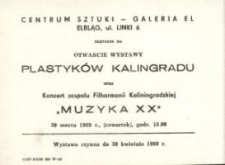 Plastycy z Kaliningradu – zaproszenie na wystawę