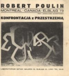 Robert Poulin „Konfrontacja z przestrzenią” - folder