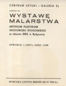 Wystawa malarstwa artystów plastyków środowiska bydgoskiego – zaproszenie