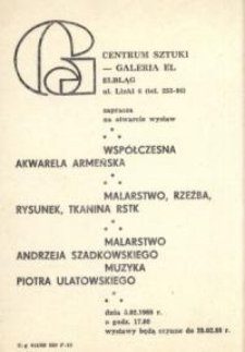 Wystawy w Galerii El - zaproszenie