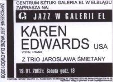 Karen Edwards w Galerii EL – zaproszenie na koncert