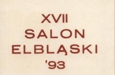 XVII Salon Elbląski '93 – zaproszenie na wystawę