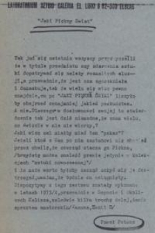 Pokaz diapozytywów w Galerii El – ulotka (3)