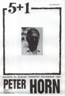 Peter Horn - ulotka
