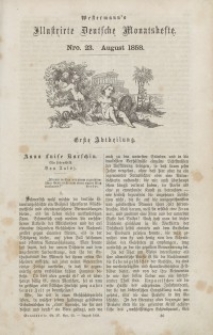 Westermann's Jahrbuch der Illustrirten Deutschen Monatshefte, Bd. 4. August 1858, Nr 23.