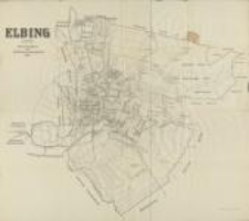 Elbing – plan : 1:10 000