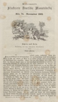 Westermann's Jahrbuch der Illustrirten Deutschen Monatshefte, Bd. 12. November 1862, Nr 74.