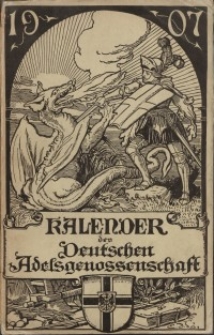Kalender der Deutschen Adelsgenossenschaft, J. 1907