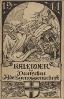 Kalender der Deutschen Adelsgenossenschaft, J. 1911