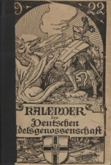 Kalender der Deutschen Adelsgenossenschaft, J. 1922