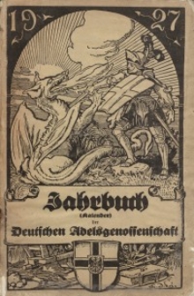 Kalender der Deutschen Adelsgenossenschaft, J. 1927