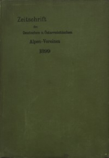 Zeitschrift des Deutschen und Österreichischen Alpenvereins, Jahrgang 1909, Bd.XXX