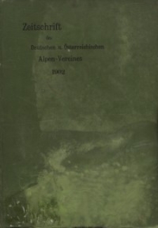 Zeitschrift des Deutschen und Österreichischen Alpenvereins, Jahrgang 1902, Bd.XXXIII