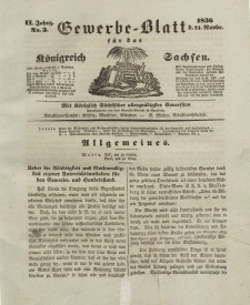 Gewerbe-Blatt Königreich Sachsen. Jahrg. II, 24. November, nr 3.
