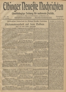 Elbinger Neueste Nachrichten, Nr. 202 Sonnabend 26 Juli 1913 65. Jahrgang