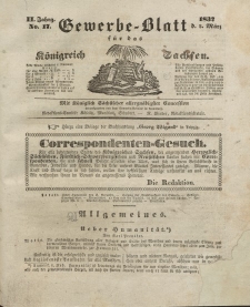 Gewerbe-Blatt Königreich Sachsen. Jahrg. II, 2. März, nr 17.