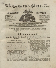 Gewerbe-Blatt Königreich Sachsen. Jahrg. II, 23. März, nr 20.
