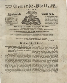 Gewerbe-Blatt Königreich Sachsen. Jahrg. II, 20. Juli, nr 37.