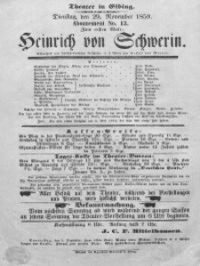 Heinrich von Schwerin - Gustav von Meyer