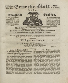 Gewerbe-Blatt Königreich Sachsen. Jahrg. II, 5. Oktober, nr 48.