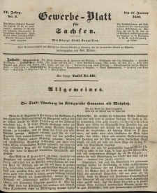 Gewerbe-Blatt für Sachsen. Jahrg. IV, 17. Januar, nr 3.