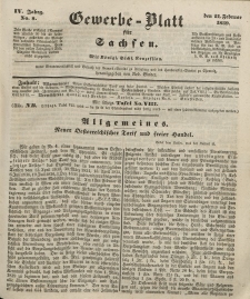 Gewerbe-Blatt für Sachsen. Jahrg. IV, 21. Februar, nr 8.