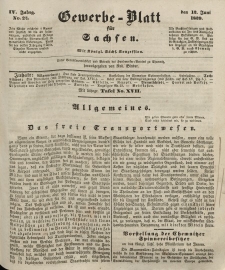Gewerbe-Blatt für Sachsen. Jahrg. IV, 13. Juni, nr 24.