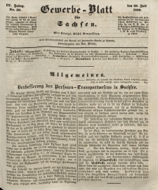 Gewerbe-Blatt für Sachsen. Jahrg. IV, 25. Juli, nr 30.