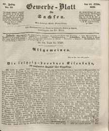 Gewerbe-Blatt für Sachsen. Jahrg. IV, 24. Oktober, nr 43.