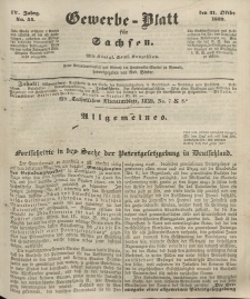 Gewerbe-Blatt für Sachsen. Jahrg. IV, 31. Oktober, nr 44.