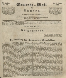 Gewerbe-Blatt für Sachsen. Jahrg. IV, 7. November, nr 45.