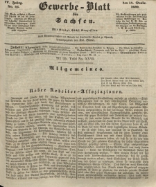 Gewerbe-Blatt für Sachsen. Jahrg. IV, 14. November, nr 46.