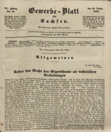 Gewerbe-Blatt für Sachsen. Jahrg. IV, 19. Dezember, nr 51.