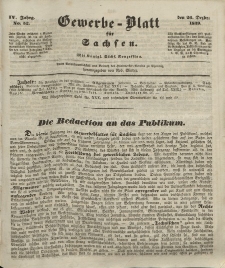 Gewerbe-Blatt für Sachsen. Jahrg. IV, 26. Dezember, nr 52.