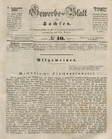 Gewerbe-Blatt für Sachsen. Jahrg. V, 5. März, nr 10.