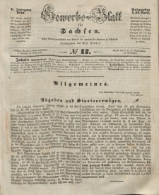 Gewerbe-Blatt für Sachsen. Jahrg. V, 23. April, nr 17.