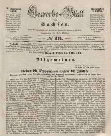 Gewerbe-Blatt für Sachsen. Jahrg. V, 7. Mai, nr 19.