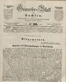 Gewerbe-Blatt für Sachsen. Jahrg. V, 23. Juli, nr 30.
