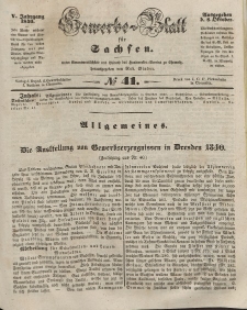 Gewerbe-Blatt für Sachsen. Jahrg. V, 8. Oktober, nr 41.
