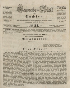 Gewerbe-Blatt für Sachsen. Jahrg. V, 17. Dezember, nr 51.