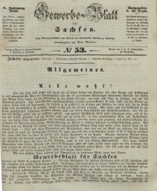 Gewerbe-Blatt für Sachsen. Jahrg. V, 31. Dezember, nr 53.