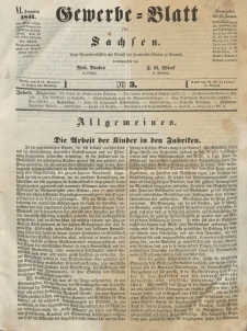 Gewerbe-Blatt für Sachsen. Jahrg. VI, 15. Januar, nr 3.