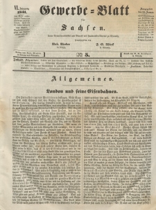 Gewerbe-Blatt für Sachsen. Jahrg. VI, 22. Januar, nr 5.