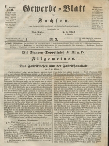 Gewerbe-Blatt für Sachsen. Jahrg. VI, 29. Januar, nr 7.