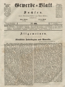 Gewerbe-Blatt für Sachsen. Jahrg. VI, 9. Februar, nr 10.