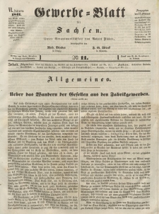 Gewerbe-Blatt für Sachsen. Jahrg. VI, 12. Februar, nr 11.