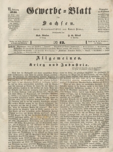 Gewerbe-Blatt für Sachsen. Jahrg. VI, 16. Februar, nr 12.